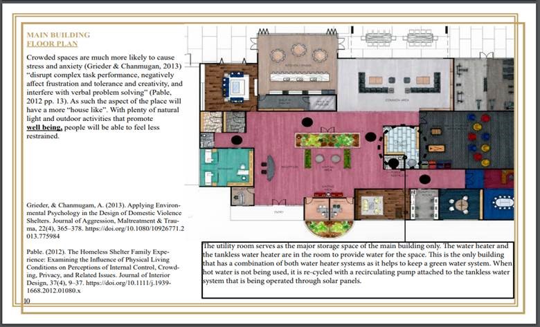 Floorplan Design of Homeless Shelter by Pekkie Liu